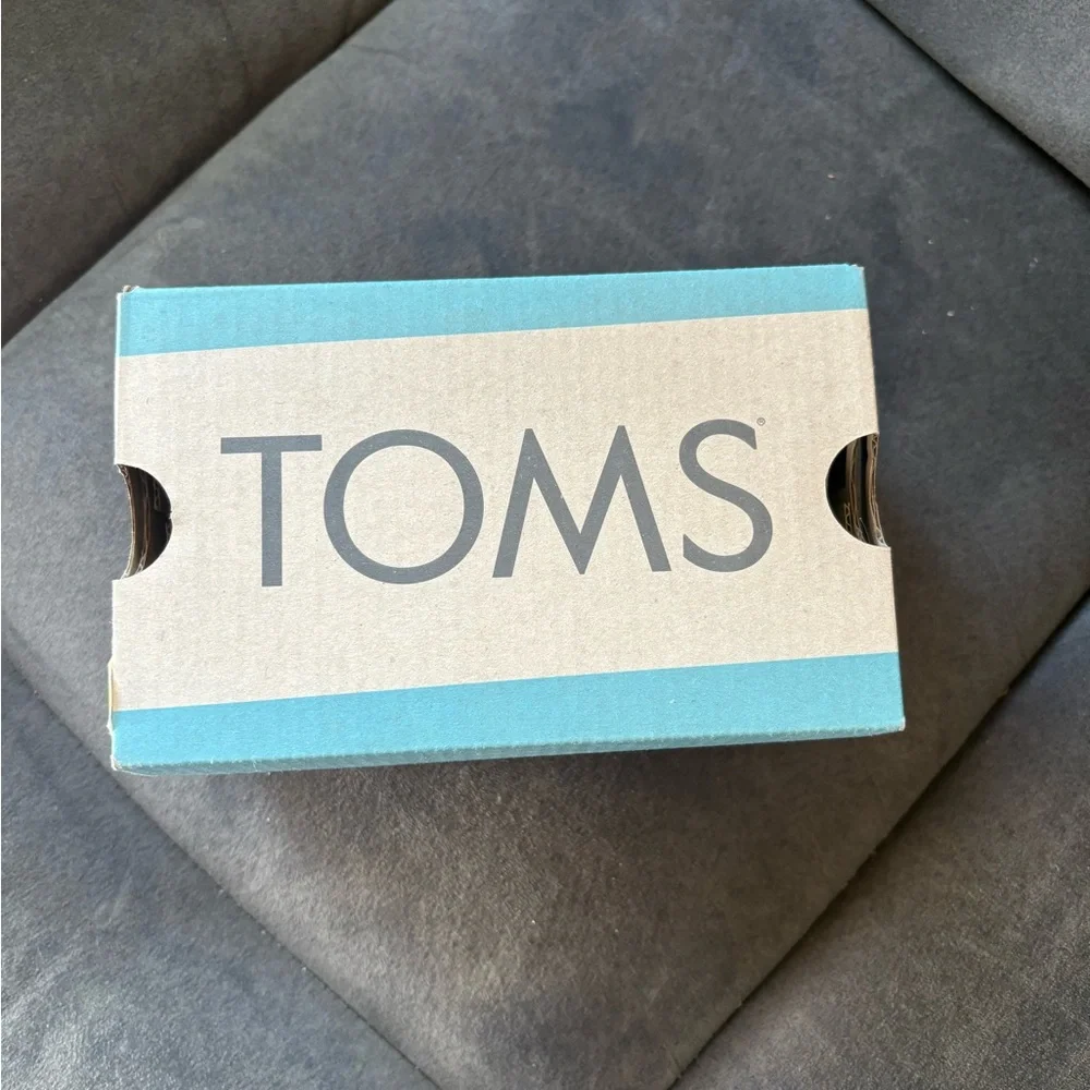 TOMS Kids Aqua Shark Moccasins